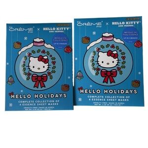 The Creme Shop Hello Kitty Holiday Sheet Masks - 2 Boxes 8 masks total